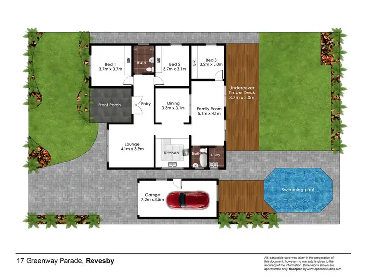 Floorplan of Homely house listing, 17 Greenway Parade, Revesby NSW 2212