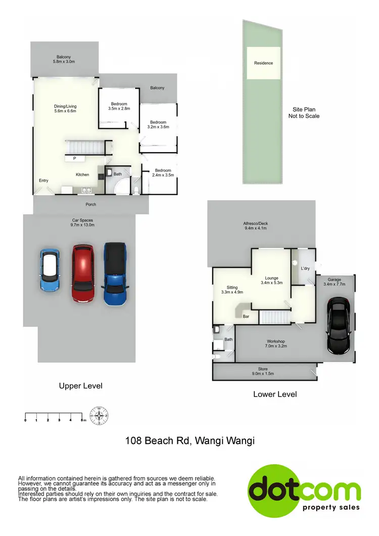 Floorplan of Homely house listing, 108 Beach Road, Wangi Wangi NSW 2267