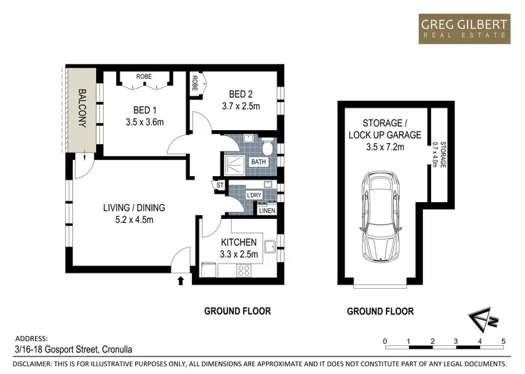 Floorplan of Homely unit listing, 3/16-18 Gosport Street, Cronulla NSW 2230