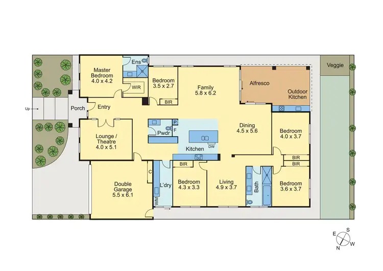 Floorplan of Homely house listing, 19 Farmley Way, Wollert VIC 3750