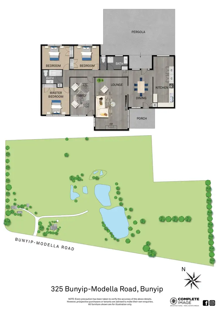Floorplan of Homely house listing, 325 Bunyip-Modella Road, Bunyip VIC 3815