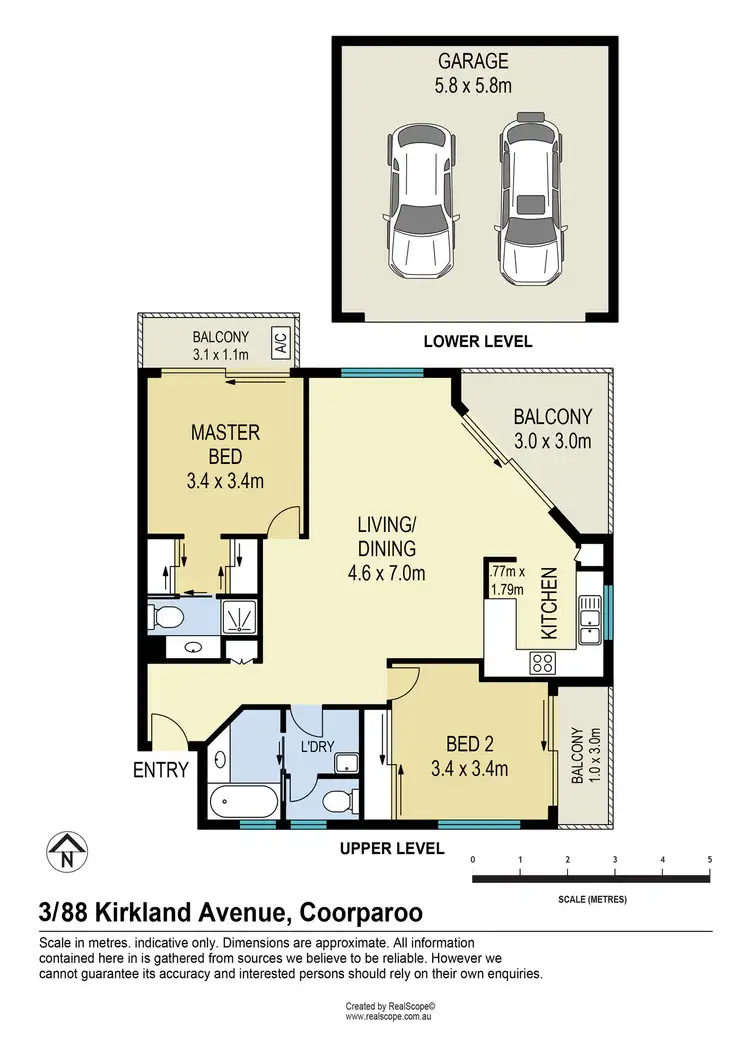 Floorplan of Homely apartment listing, 3/88 Kirkland Avenue, Coorparoo QLD 4151