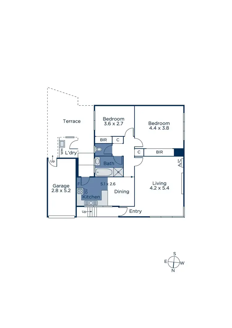 Floorplan of Homely villa listing, 4/6 Allambee Avenue, Camberwell VIC 3124