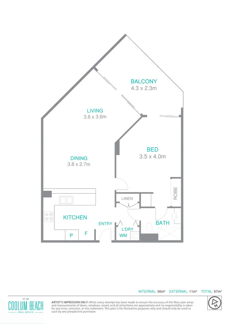 Floorplan of Homely unit listing, 18/1864 David Low Way, Coolum Beach QLD 4573