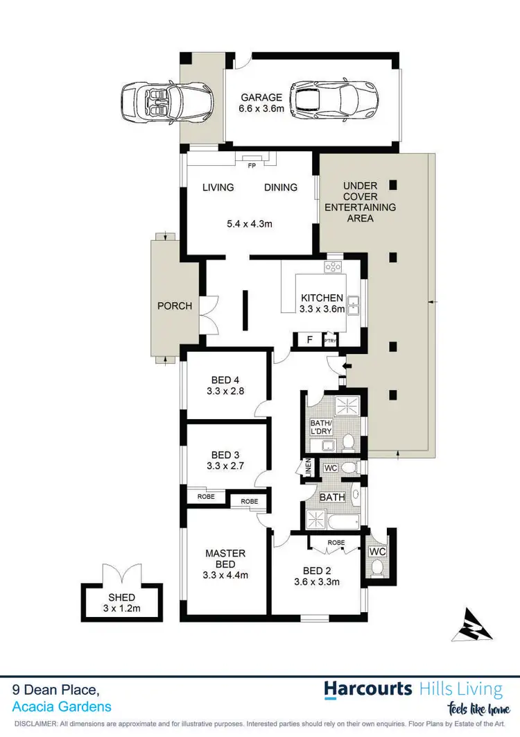 Floorplan of Homely house listing, 9 Dean Place, Acacia Gardens NSW 2763