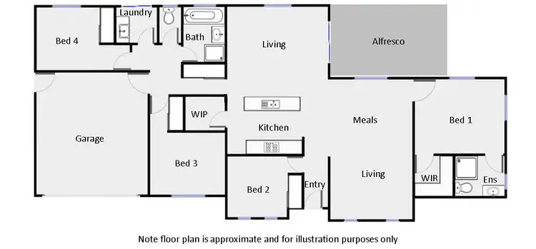 Floorplan of Homely house listing, 35 Philippa Crescent, Mildura VIC 3500
