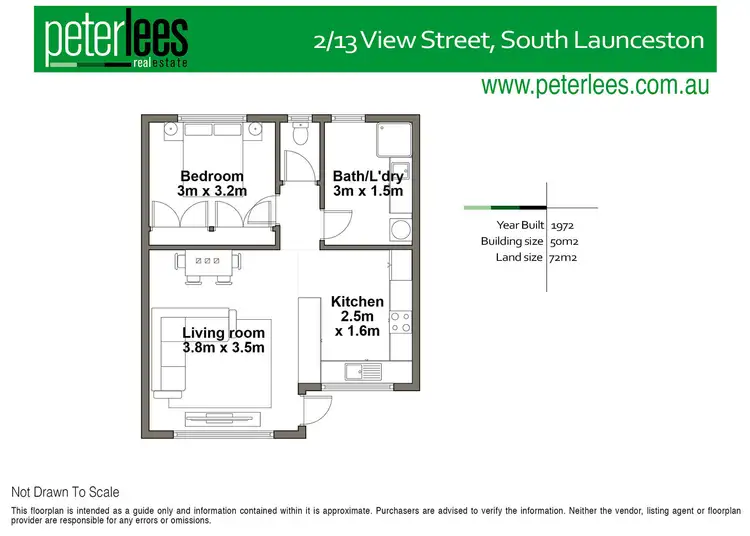 Floorplan of Homely unit listing, 2/13 View Street, South Launceston TAS 7249
