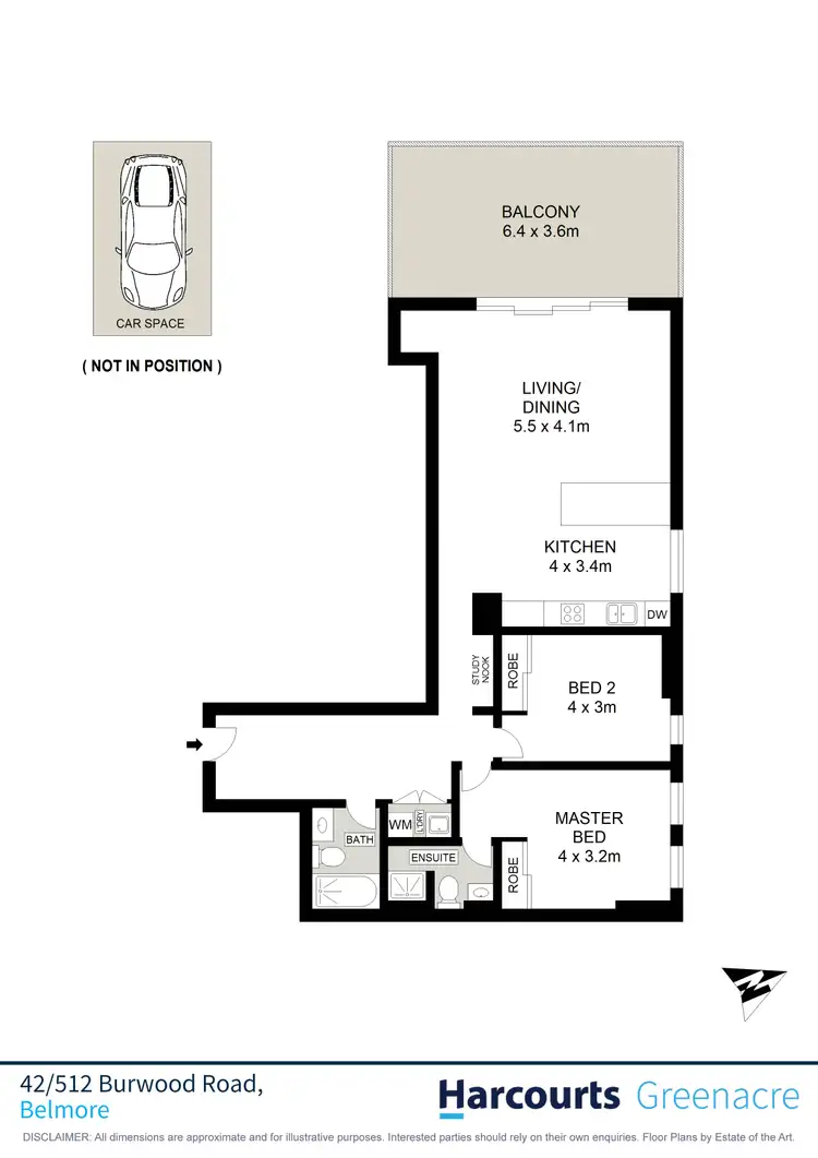 Floorplan of Homely apartment listing, 42/510 - 514 Burwood Road, Belmore NSW 2192