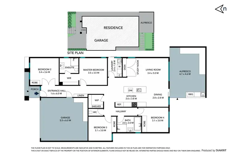 Floorplan of Homely house listing, 46 Stettler Boulevard, Mickleham VIC 3064