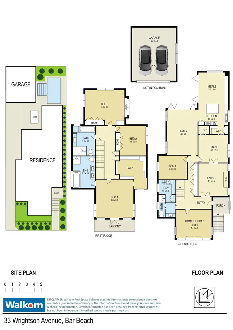 Floorplan of Homely house listing, 33 Wrightson Avenue, Bar Beach NSW 2300