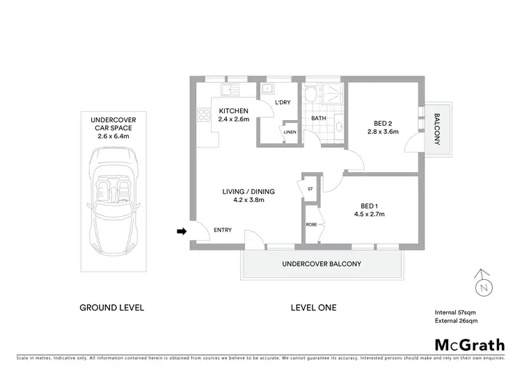 Floorplan of Homely unit listing, 5/57 Shannon Avenue, Manifold Heights VIC 3218