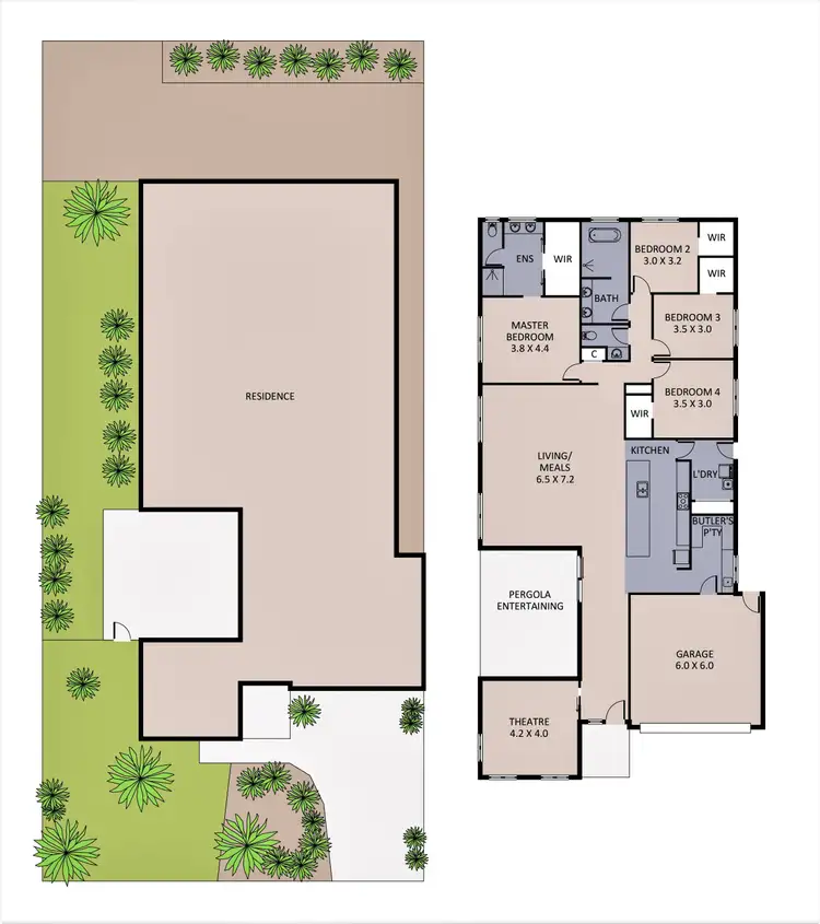 Floorplan of Homely house listing, 38 Dawnview (true North) Crescent, Roxburgh Park VIC 3064