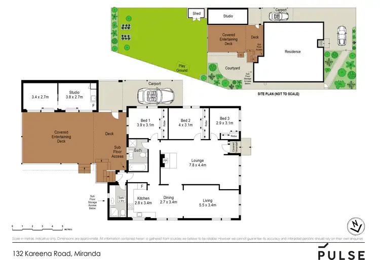 Floorplan of Homely house listing, 132 Kareena Road, Miranda NSW 2228