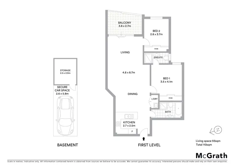 Floorplan of Homely apartment listing, 15/128 Woodville Road, Merrylands NSW 2160