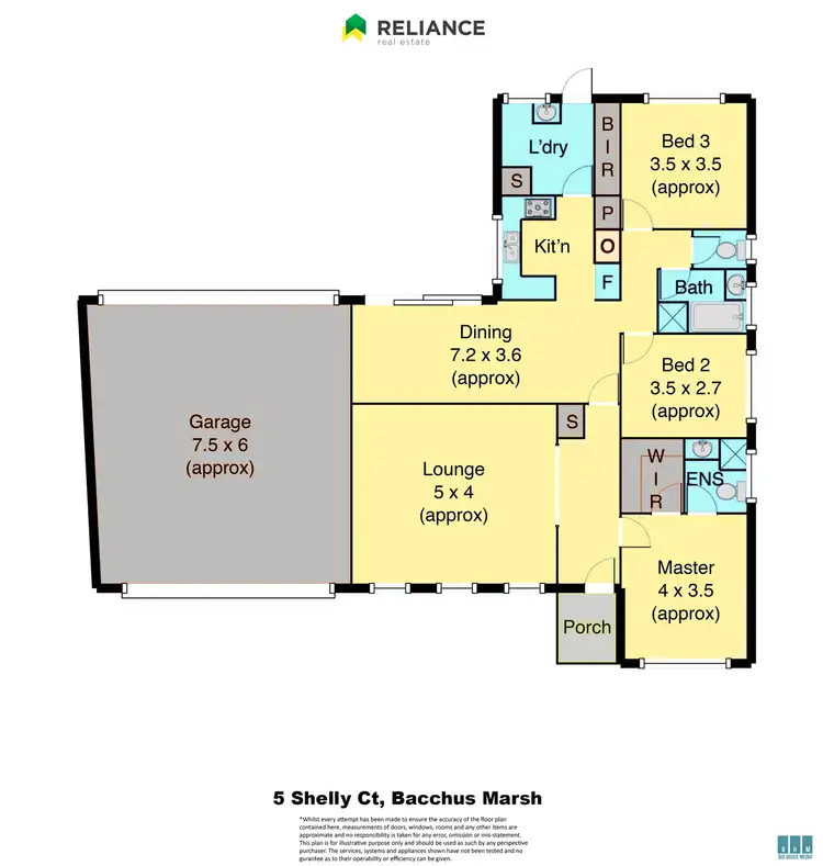 Floorplan of Homely house listing, 5 Shelly Court, Bacchus Marsh VIC 3340