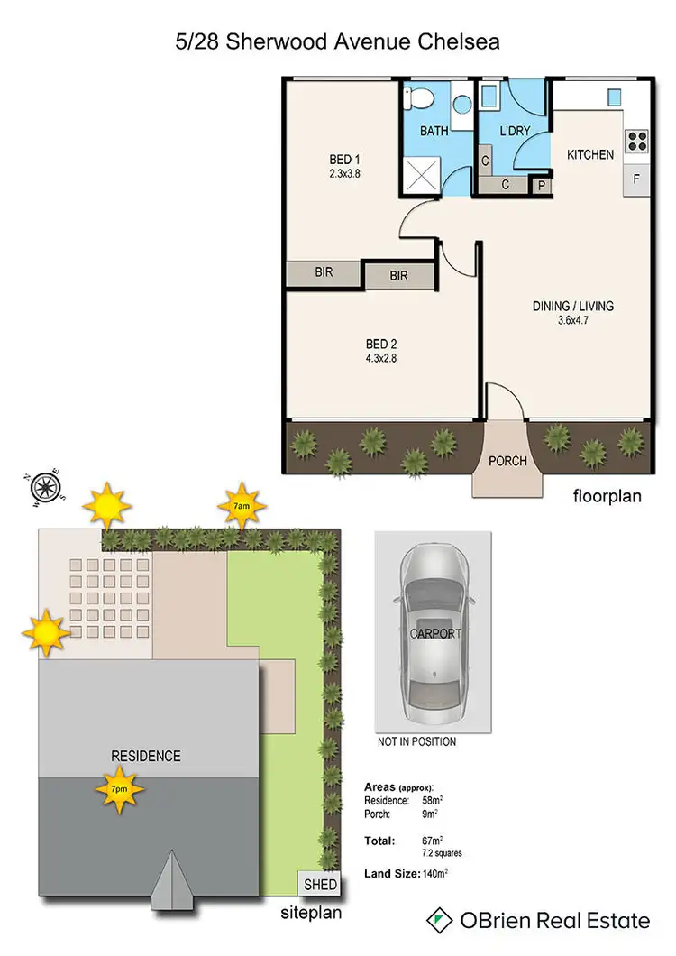 Floorplan of Homely unit listing, 5/28 Sherwood Avenue, Chelsea VIC 3196