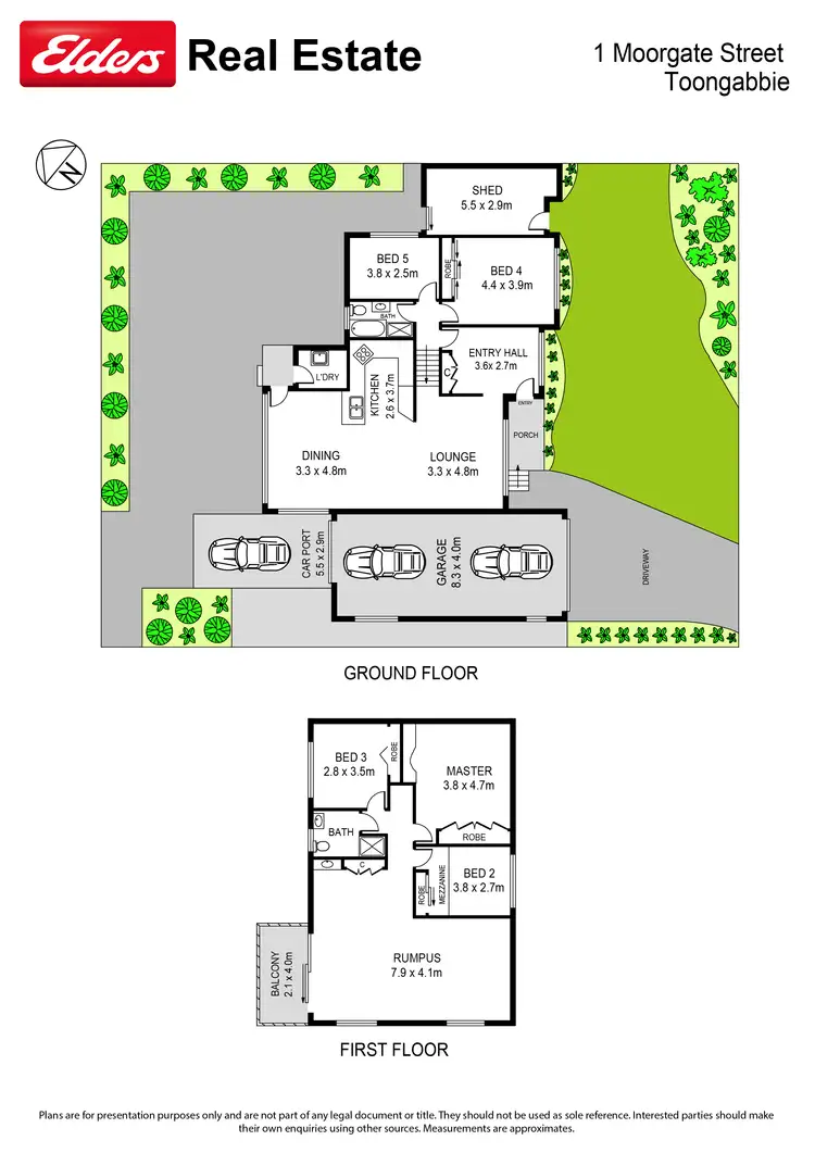 Floorplan of Homely house listing, 1 Moorgate Street, Toongabbie NSW 2146