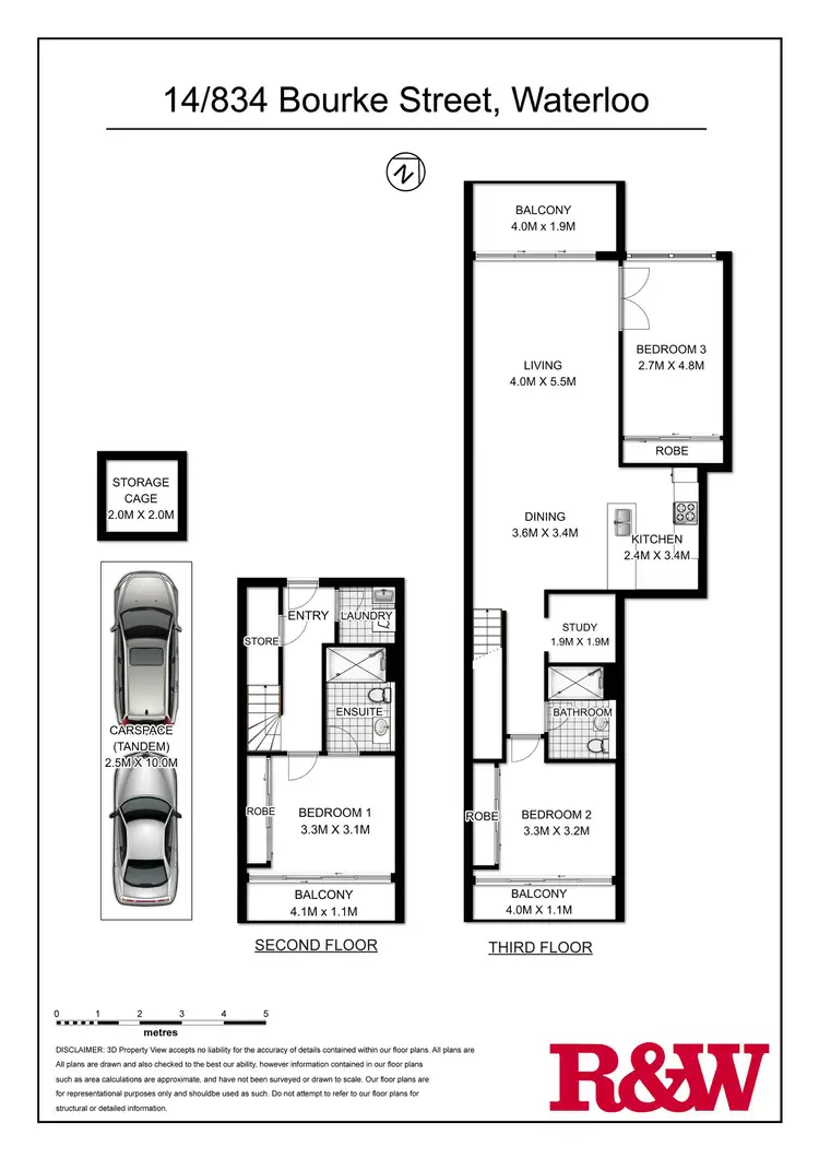 Floorplan of Homely apartment listing, 14/834 Bourke Street, Waterloo NSW 2017