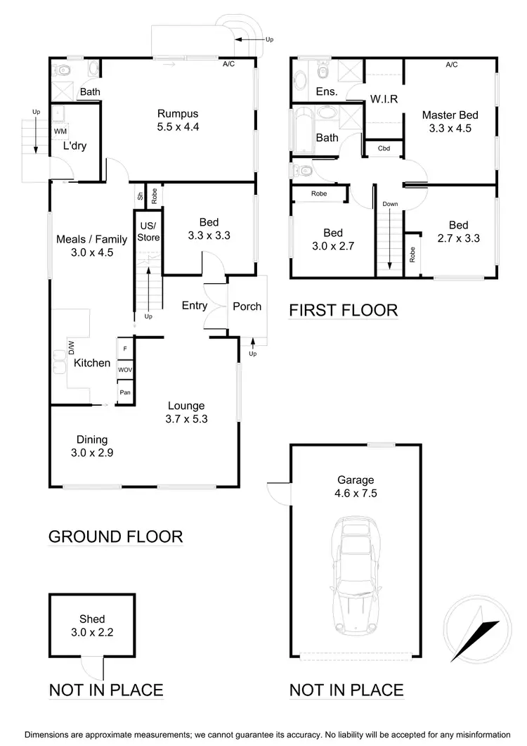 Floorplan of Homely house listing, 7 Corinella Square, Wantirna VIC 3152