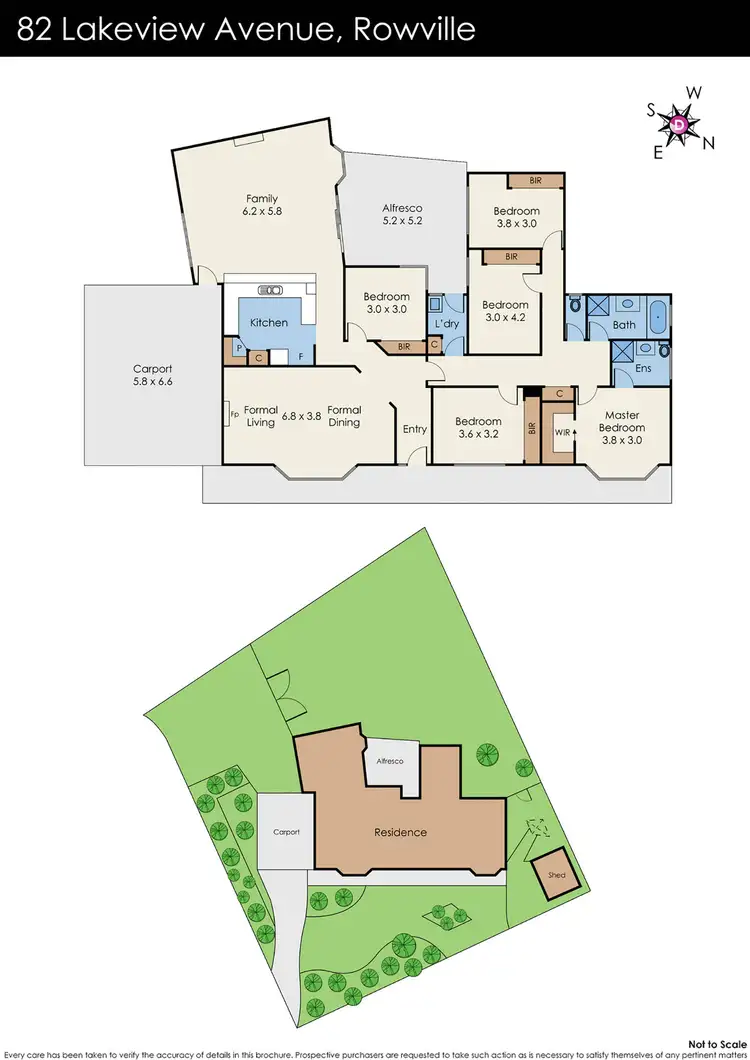 Floorplan of Homely house listing, 82 Lakeview Avenue, Rowville VIC 3178