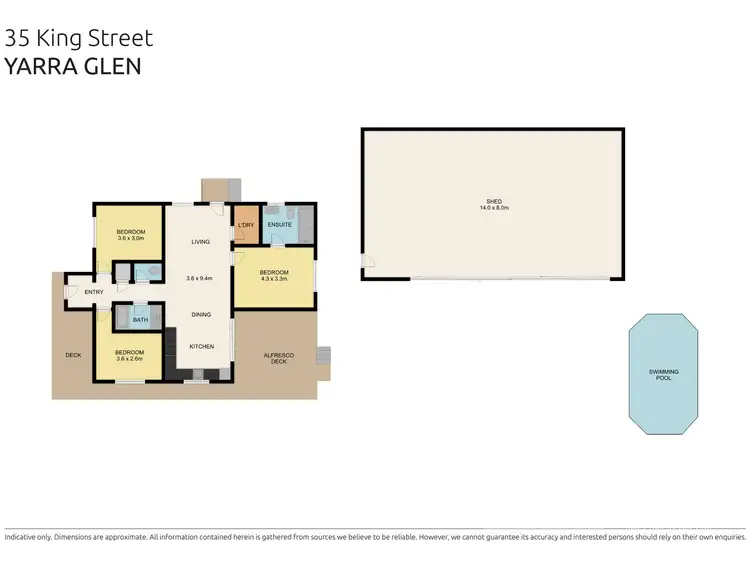 Floorplan of Homely house listing, 35 King Street, Yarra Glen VIC 3775