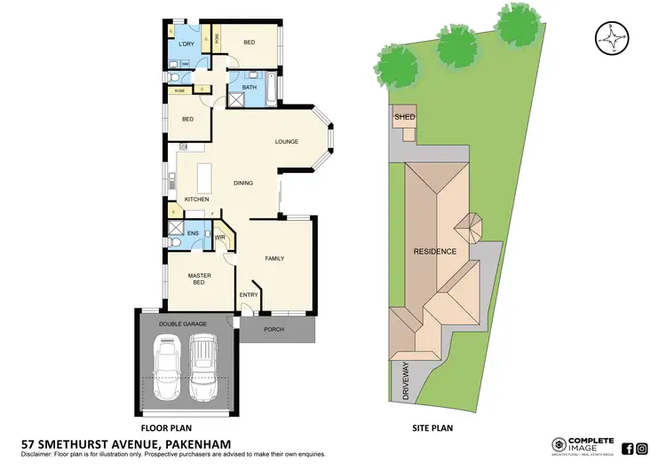 Floorplan of Homely house listing, 57 Smethurst Avenue, Pakenham VIC 3810