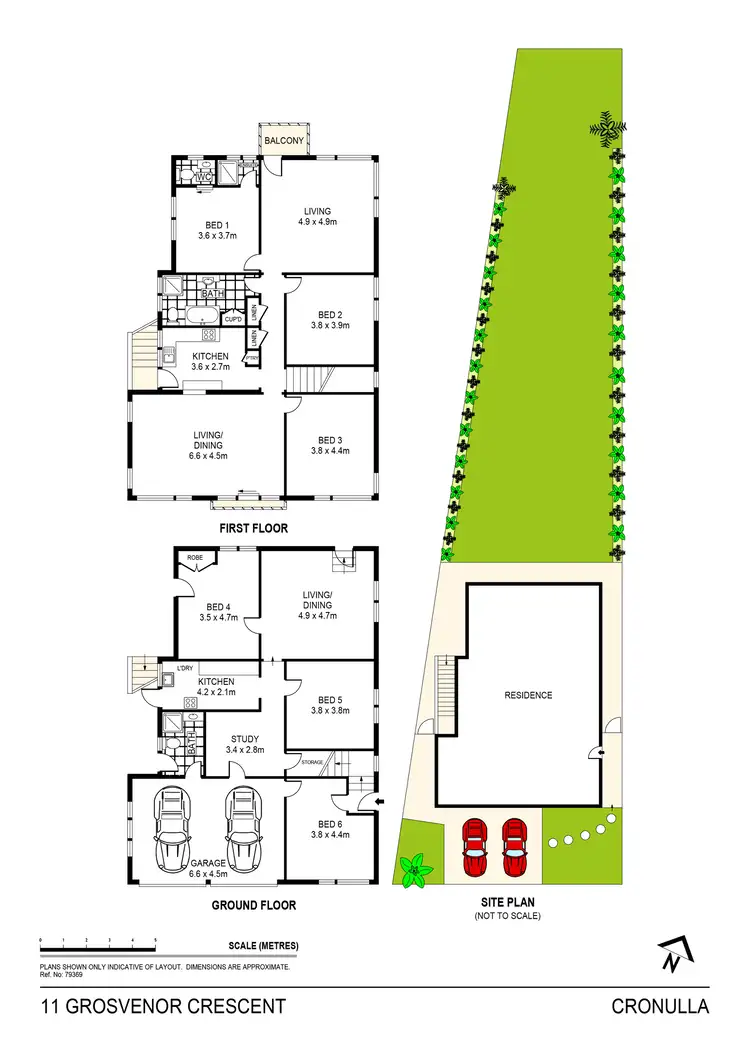 Floorplan of Homely house listing, 11 Grosvenor Crescent, Cronulla NSW 2230