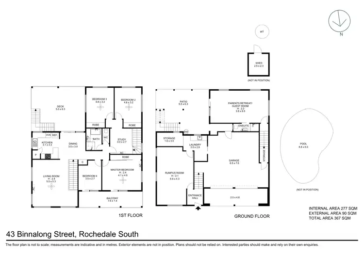 Floorplan of Homely house listing, 43 Binnalong Street, Rochedale South QLD 4123