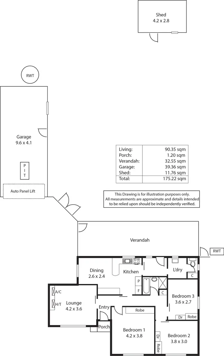 Floorplan of Homely house listing, 3 Jasmine Grove, Fulham Gardens SA 5024