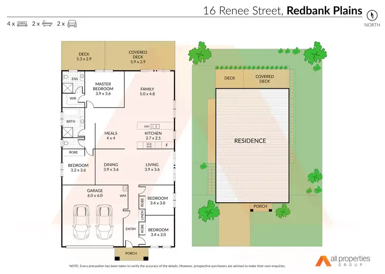 Floorplan of Homely house listing, 16 Renee Street, Redbank Plains QLD 4301