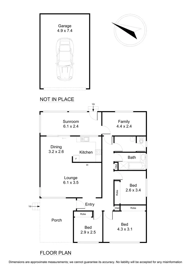 Floorplan of Homely house listing, 13 Sydney Road, Bayswater VIC 3153