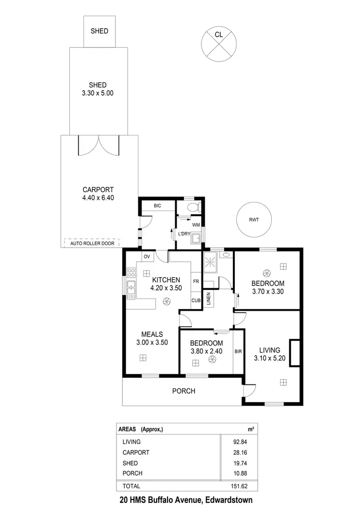 Floorplan of Homely house listing, 20 Hms Buffalo Avenue, Edwardstown SA 5039