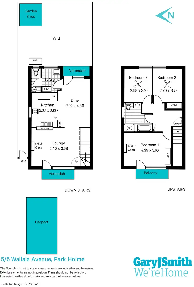 Floorplan of Homely townhouse listing, 5/5 Wallala Avenue, Park Holme SA 5043