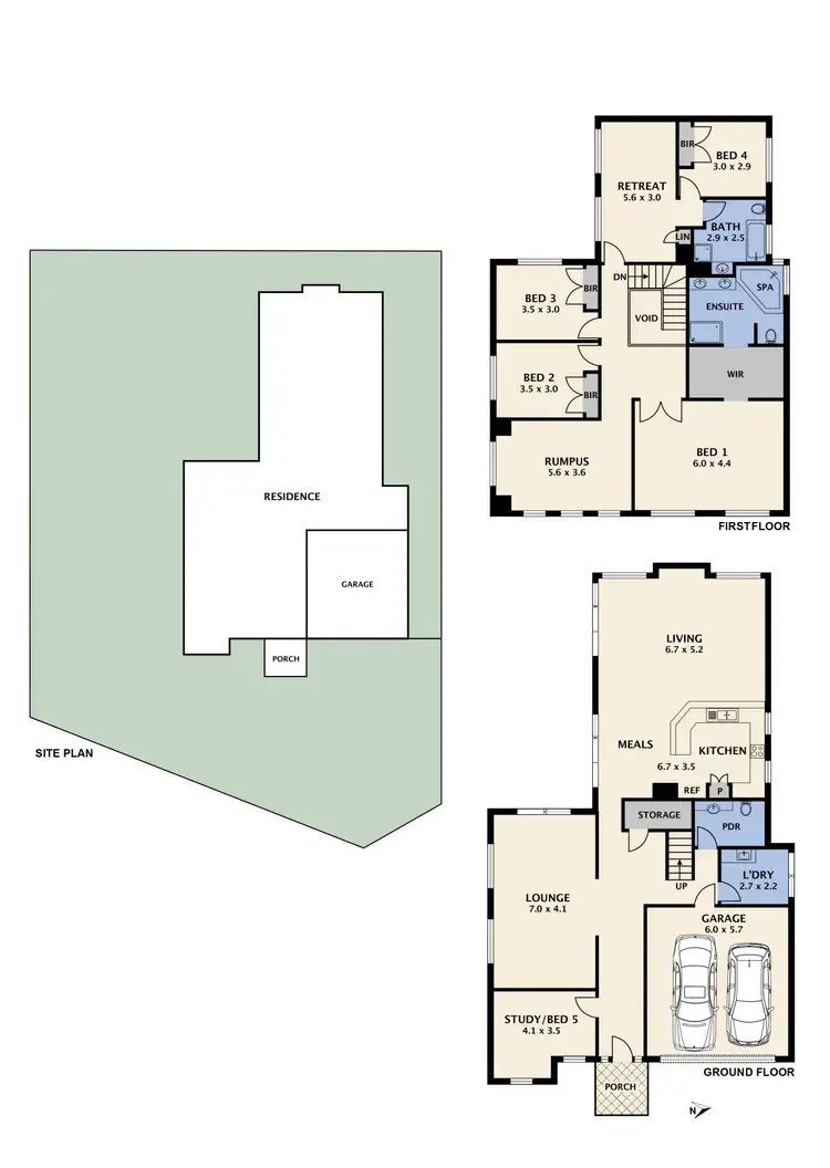 Floorplan of Homely house listing, 14 Strathallen Grove, Craigieburn VIC 3064
