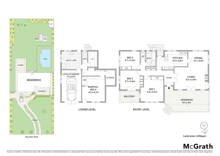 Floorplan of Homely house listing, 45 Boundary Road, Wahroonga NSW 2076
