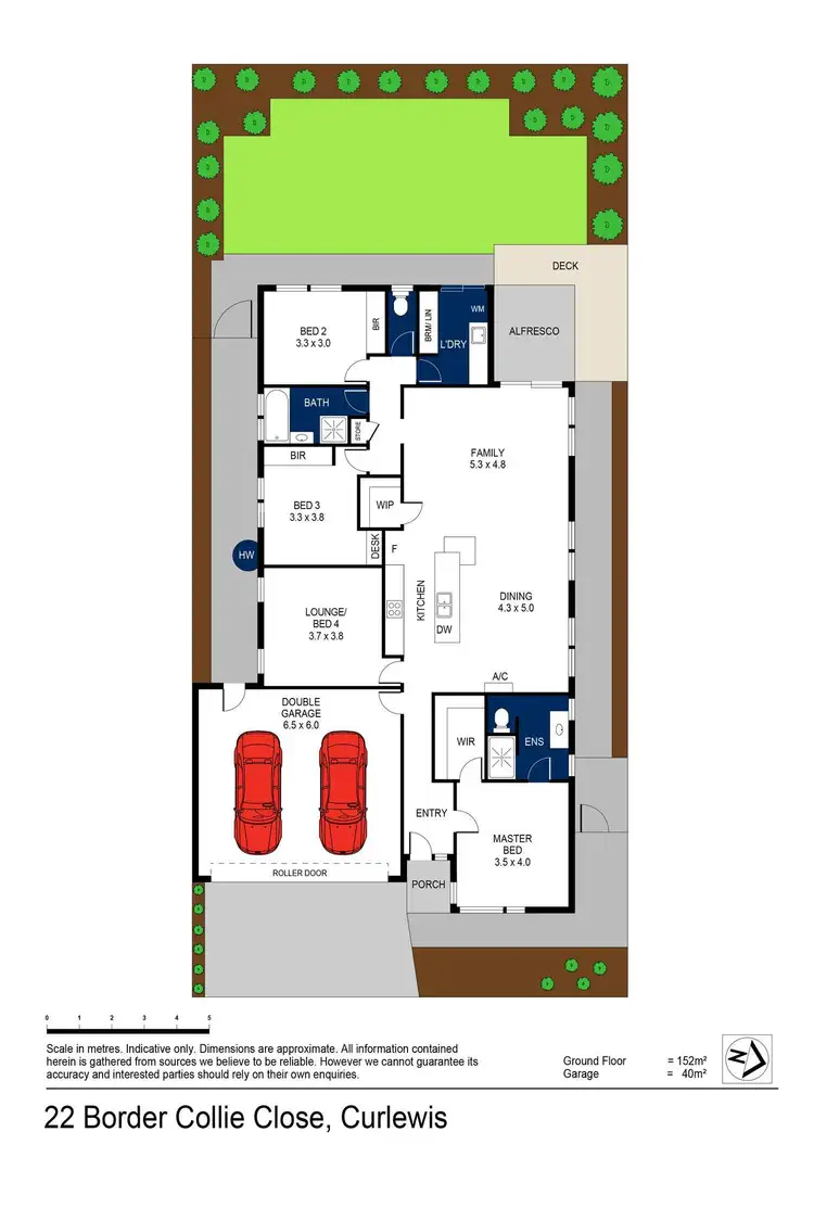 Floorplan of Homely house listing, 22 Border Collie Close, Curlewis VIC 3222