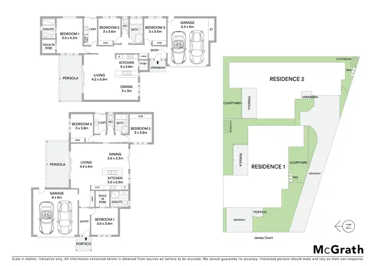 Floorplan of Homely house listing, 2/3 Jersey Court, Belmont VIC 3216