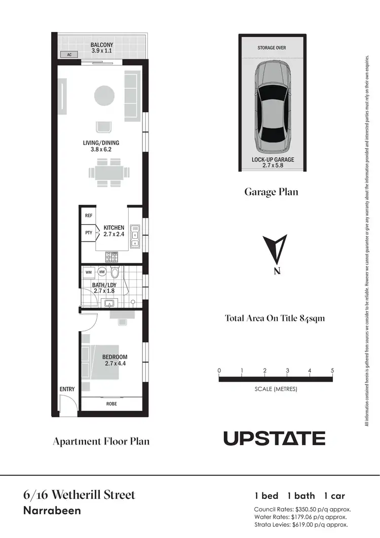 Floorplan of Homely unit listing, 6/16 Wetherill Street, Narrabeen NSW 2101