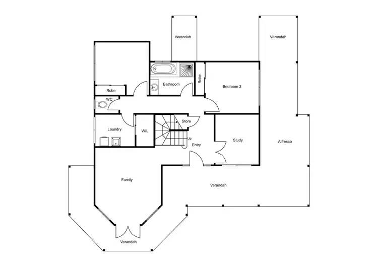 Floorplan of Homely house listing, 1/215 Old Coast Road, Australind WA 6233