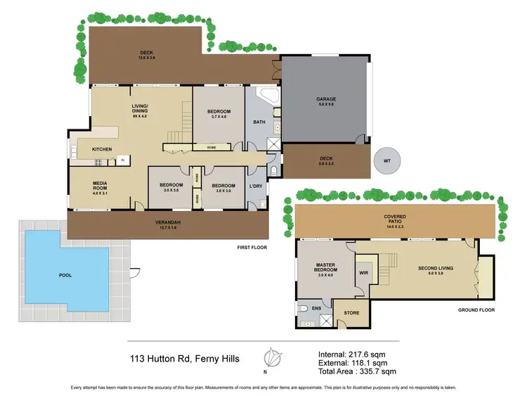 Floorplan of Homely house listing, 113 Hutton Road, Ferny Hills QLD 4055