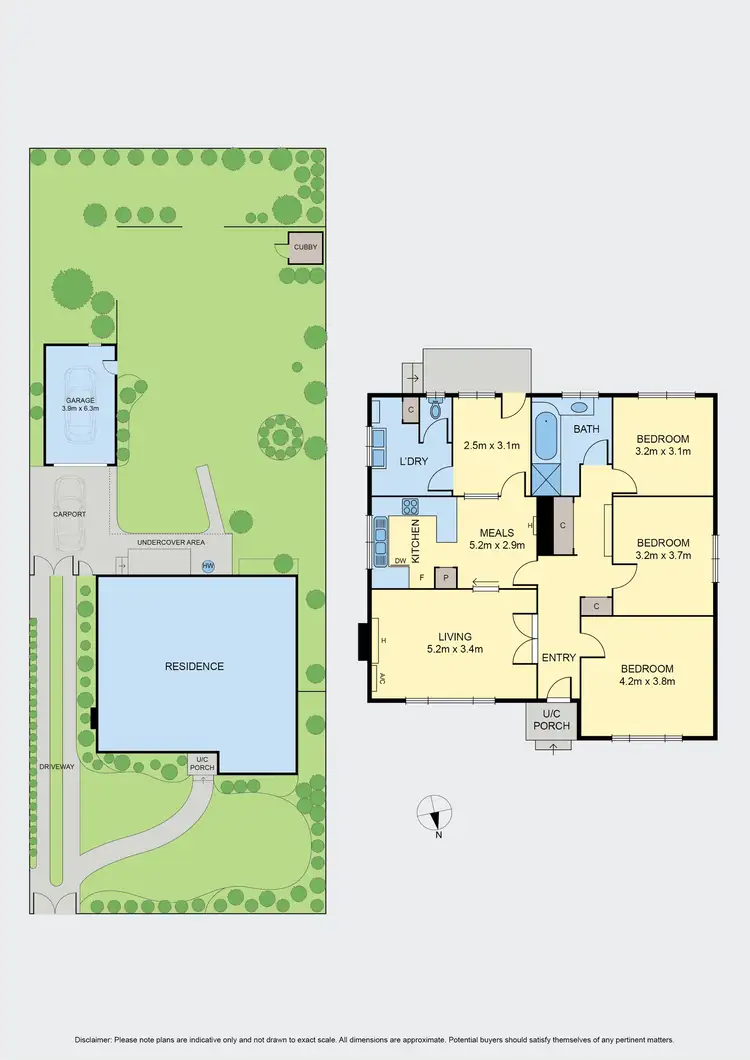 Floorplan of Homely house listing, 5 Caldwell Street, Glenroy VIC 3046