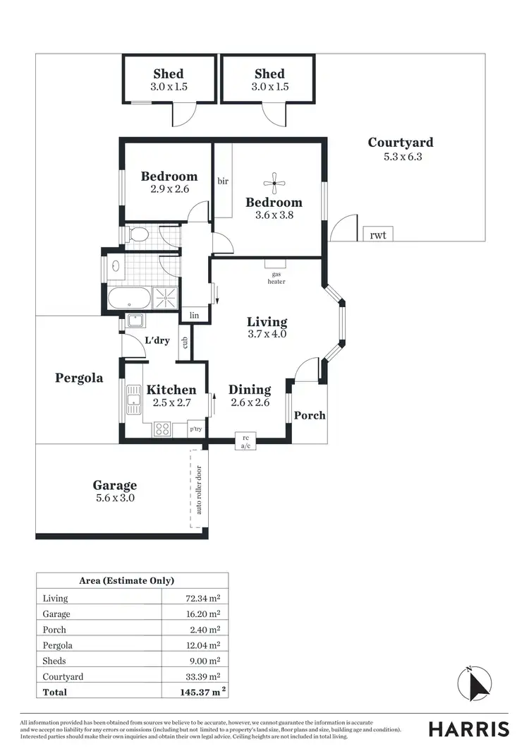 Floorplan of Homely unit listing, 3/6 Wellington Street, Glandore SA 5037