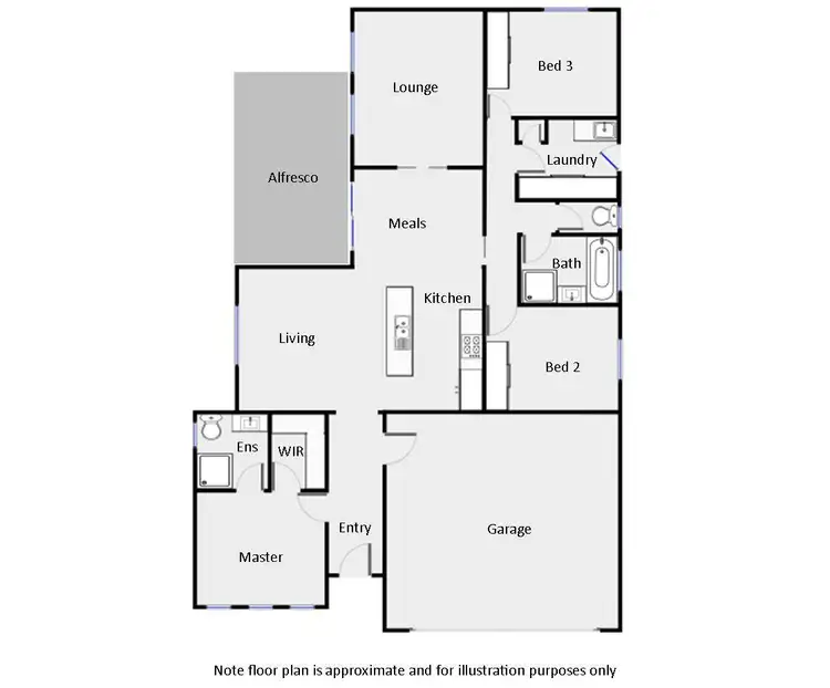 Floorplan of Homely house listing, 11 Dune Drive, Mildura VIC 3500