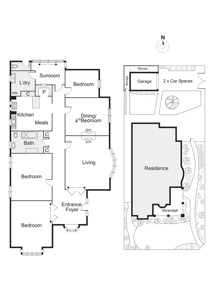 Floorplan of Homely house listing, 11 Glen Huntly Road, Elwood VIC 3184