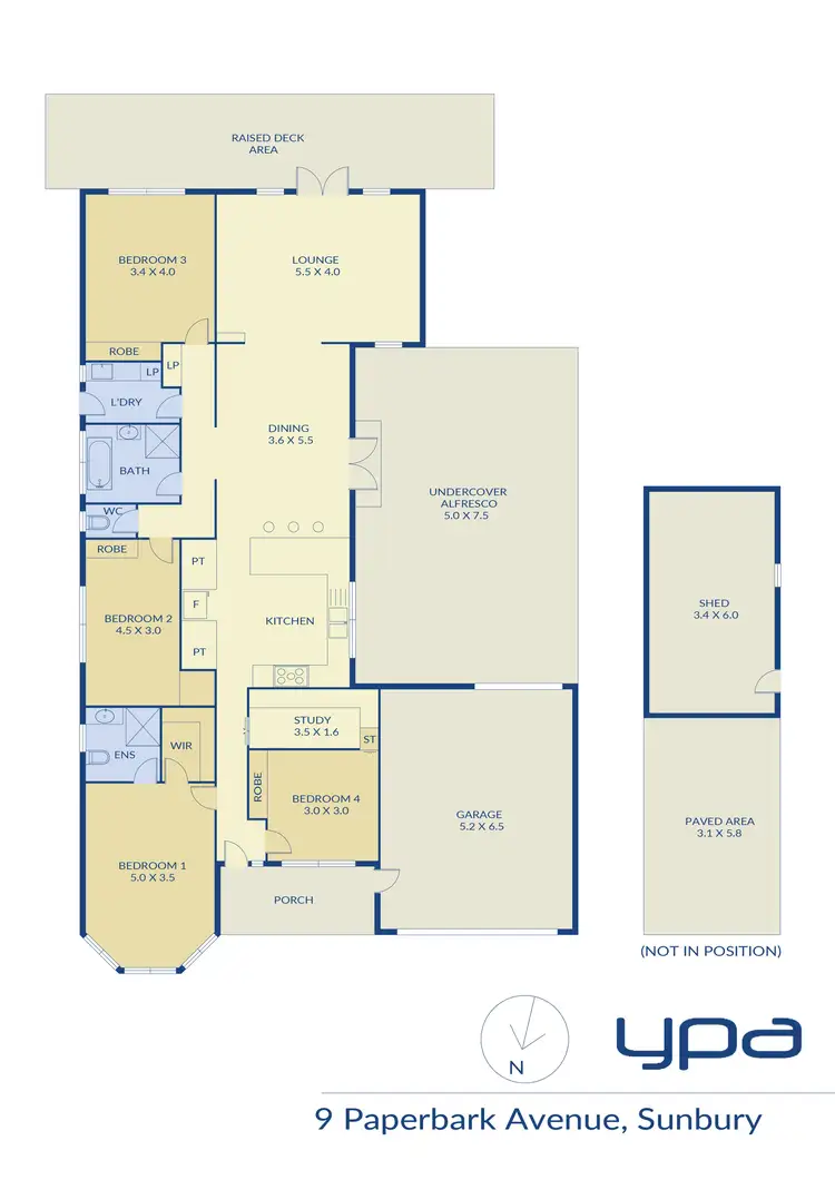 Floorplan of Homely house listing, 9 Paperbark Avenue, Sunbury VIC 3429