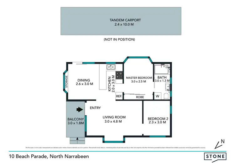 Floorplan of Homely villa listing, 10 Beach Parade, North Narrabeen NSW 2101