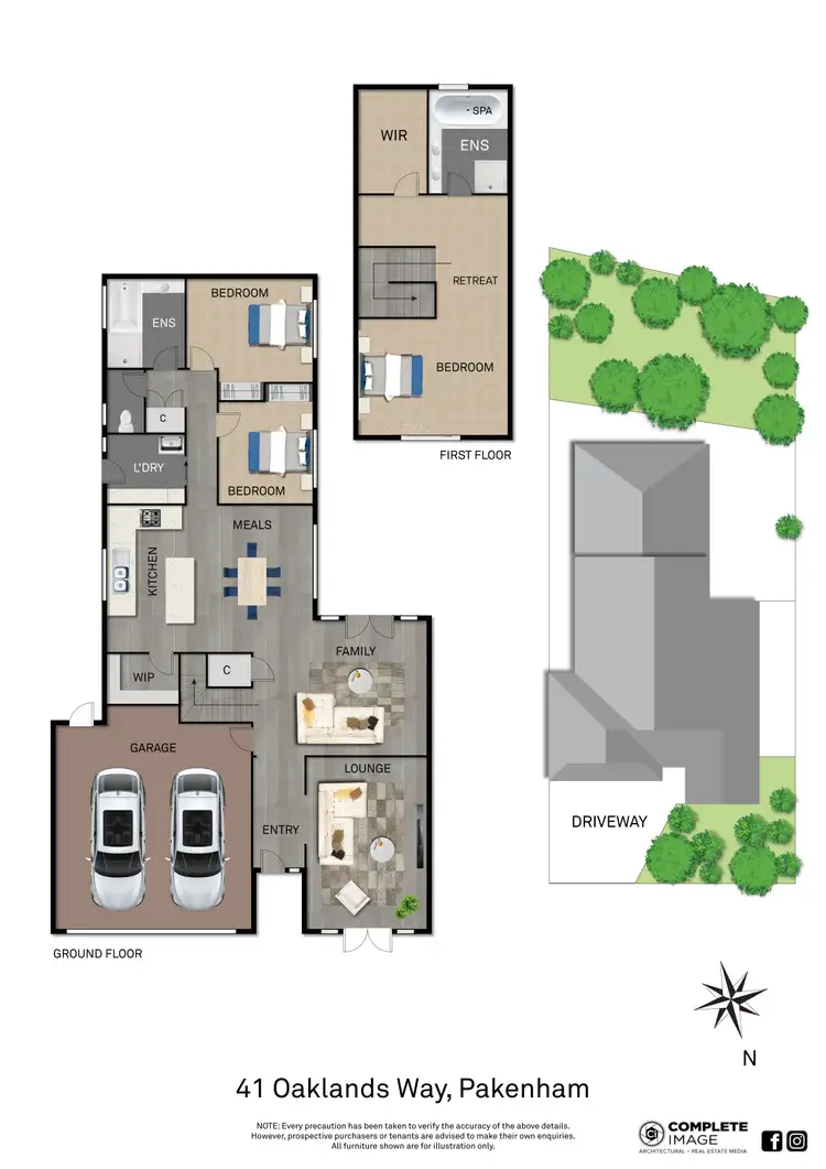 Floorplan of Homely house listing, 41 Oaklands Way, Pakenham VIC 3810
