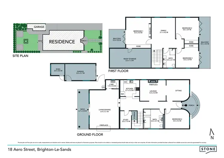 Floorplan of Homely house listing, 18 Aero Street, Brighton-le-sands NSW 2216