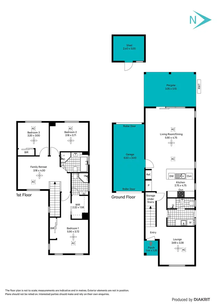 Floorplan of Homely house listing, 46b Wood Street, Kurralta Park SA 5037