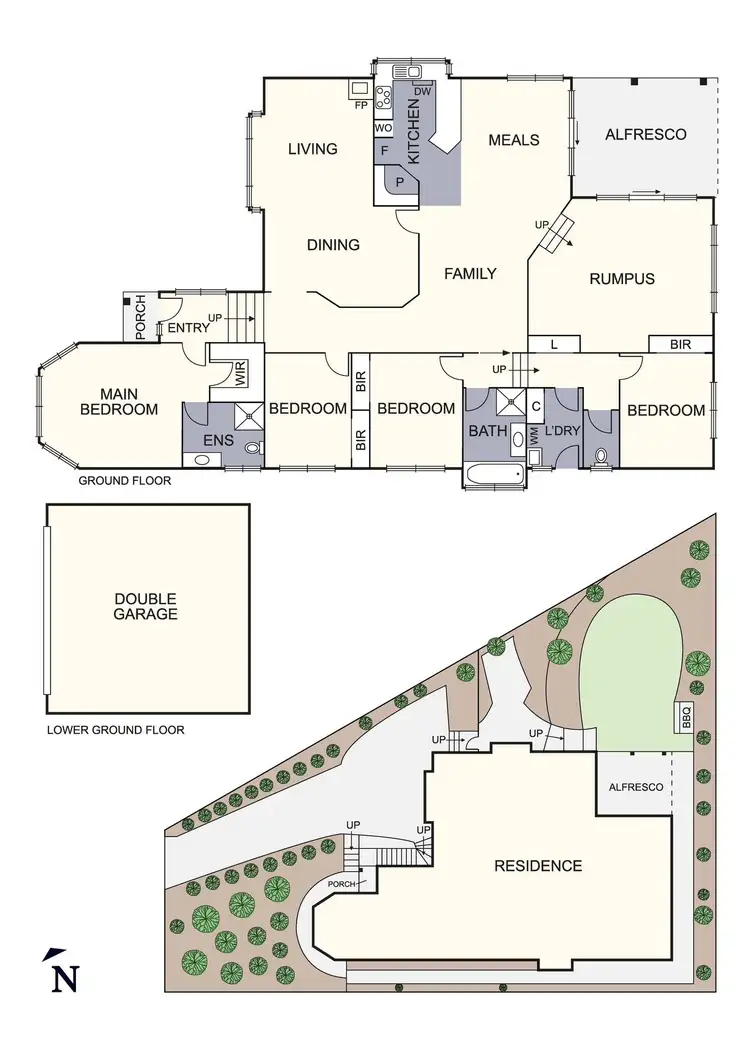 Floorplan of Homely house listing, 2 Siyan Rise, Diamond Creek VIC 3089